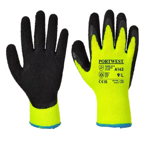 Portwest A143 Thermal soft grip kesztyű sárga