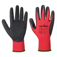 Portwest A174 Flex Grip latex védőkesztyű piros