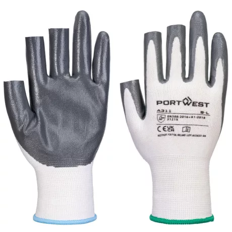 Portwest A311 Grip 13 ujjatlan nitril kesztyű fehér