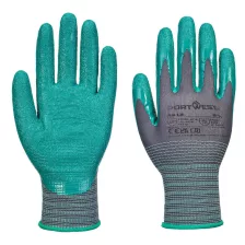 Portwest A313 Grip 15 érdesített nitril kesztyű szürke