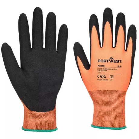 Portwest A335 Dermi-Grip NPR15 Nitrile Sandy kesztyű narancs