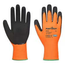   Portwest A340 Hi-Vis Grip mártott latex védőkesztyű narancs