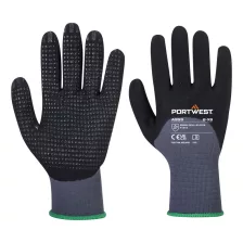 Portwest A353 DermiFlex Ultra Plus védőkesztyű fekete