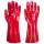 Portwest A435 PVC hosszú szárú védőkesztyű 35cm piros XL