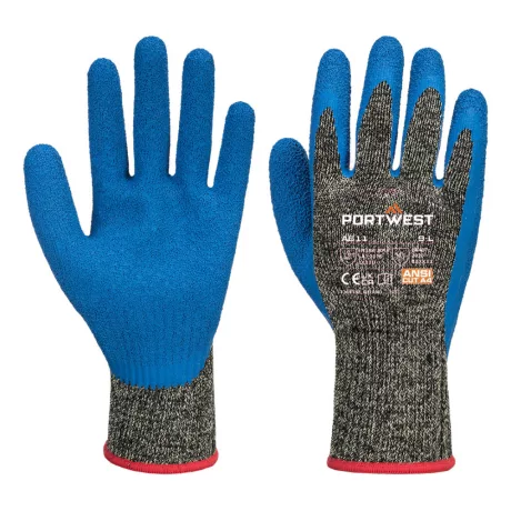 Portwest A611 Aramid HR Cut Latex kesztyű fekete