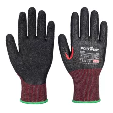   Portwest A671 AHR13 F Dark Latex Cut vágásbiztos kesztyű fekete