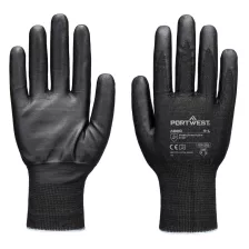   Portwest A680 Cut F21 Nitril Tungsten vágásbiztos kesztyű A9 fekete