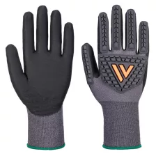 Portwest A715 Grip 15 nitril ütésálló kesztyű fekete