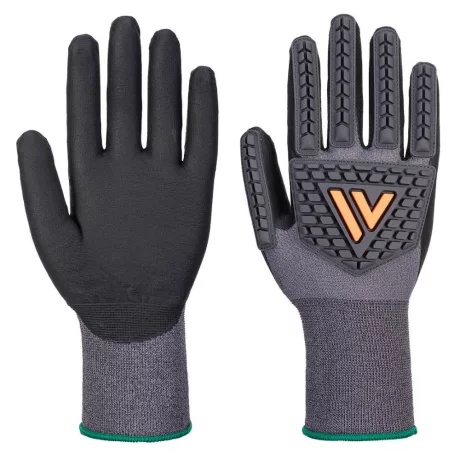 Portwest A715 Grip 15 nitril ütésálló kesztyű fekete