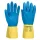 Portwest A801 Duplán Mártott Latex kesztyű sárga