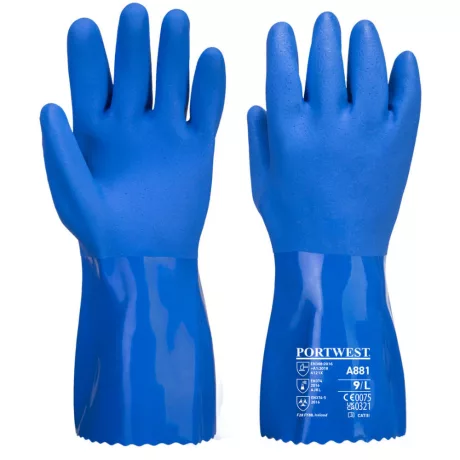 Portwest A881 Marine Ultra PVC kesztyű kék