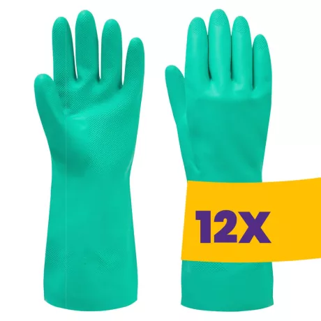 Portwest AB810 Vegyszerálló B 16 nitril kesztyű zöld 12 pár