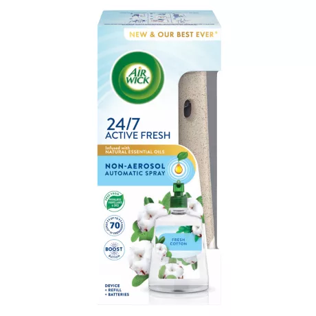 Air Wick Active Fresh Friss Pamut készülék és utántöltő
