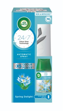 Air Wick Freshmatic készülék + 1db utántöltő Tavaszi Szellő