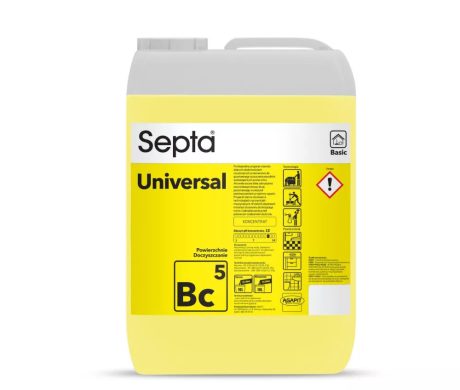 Septa Universal BC5 Professzionális tisztítószer koncentrátum erős szennyeződésekhez 10L