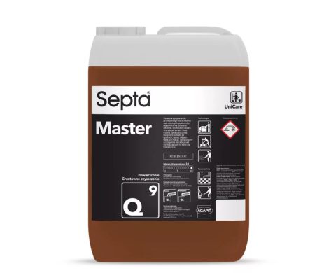 Septa Master Q9 Professzionális lúgos mélytisztító szer guminyom, korom, olaj és fémoxidok eltávolítására 10L