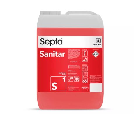 Septa Sanitar S1 Szaniter tisztító és vízkőoldó koncentrátum napi takarításhoz 10L