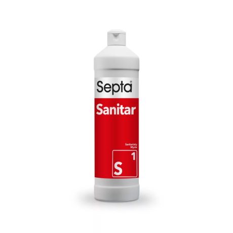 Septa Sanitar S1 Szaniter tisztító és vízkőoldó koncentrátum napi takarításhoz 1000ml
