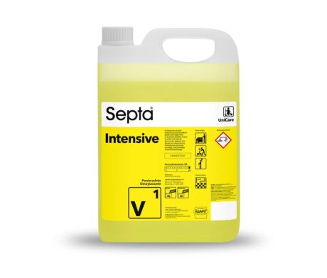 Septa Intensive V1 Erős padlótisztítószer zsír és olaj szennyeződések tisztításához 5L