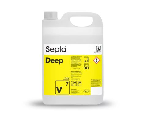 Septa Deep V7 Padlótisztítószer porózus felületekhez Melamin PAD-es tisztításhoz 5L