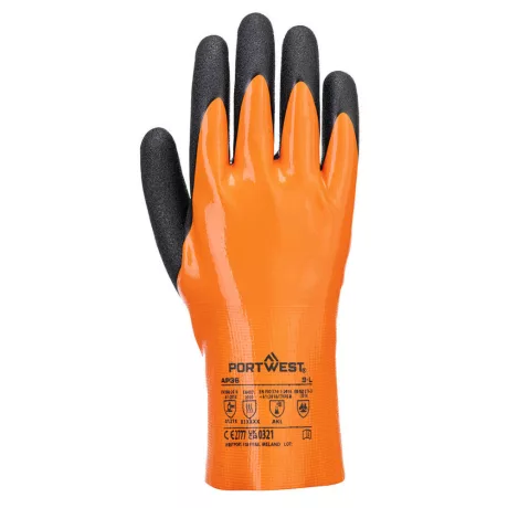 Portwest AP36 Grip 15 nitril kesztyű narancs