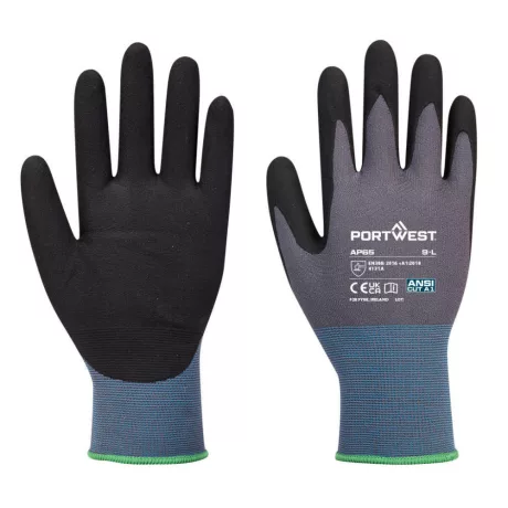 Portwest AP65 NPR Pro nitril hab mártott kesztyű szürke