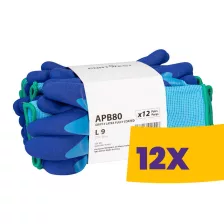   Portwest APB80 Grip 13 Latex teljesen bevont kesztyű kék 12 pár