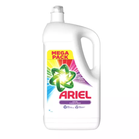 Ariel Color Clean & Fresh folyékony mosószer színes ruhákhoz - 100 mosás 4,5L