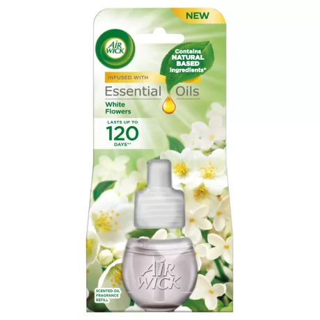 Air Wick Elektromos légfrissítő utántöltő Fehér Virágok 19ml