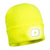 Portwest B029 Sapka LED lámpával (beépített akkumulátorral) sárga