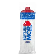   BonusPRO SoftMop Extra viszkóz szalagos felmosófej Piros 160g