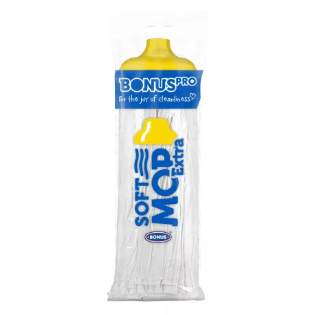 BonusPRO SoftMop Extra viszkóz szalagos felmosófej Sárga 160g
