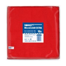   BonusPRO MicroCLEAN Extra mikroszálas törlőkendő 40x40cm Piros 10db