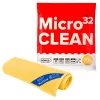 BonusPRO MicroCLEAN mikroszálas kendő 32x32cm Sárga 10db