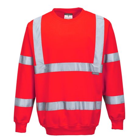 Portwest B303 Hi-Vis pulóver piros
