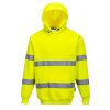 Portwest B304 Hi-Vis kapucnis pulóver sárga