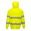 Portwest B304 Hi-Vis kapucnis pulóver sárga