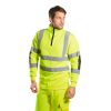 Portwest B308 Xenon Hi-Vis rugby póló sárga