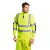 Portwest B308 Xenon Hi-Vis rugby póló sárga