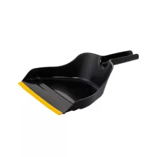 Bonus Handrix kézi szemeteslapát gumiéllel Fekete
