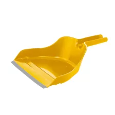Bonus Handrix kézi szemeteslapát gumiéllel Sárga