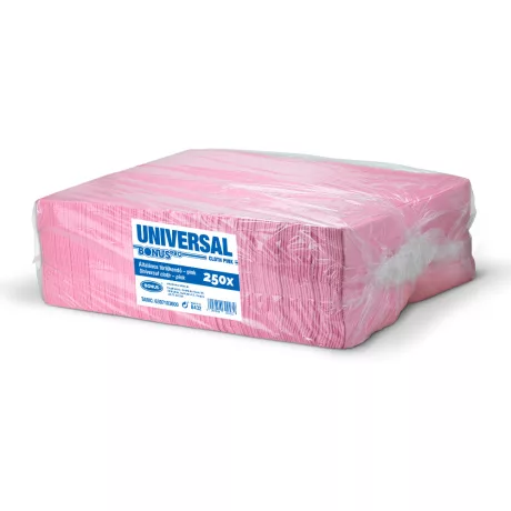 BonusPRO törlőkendő univerzális Piros 250db