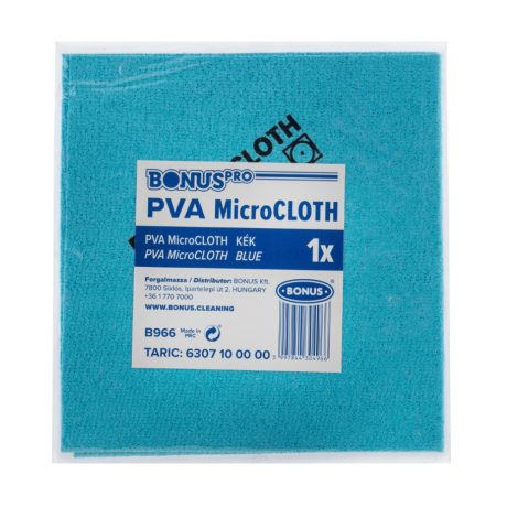 BonusPRO PVA MicroCLOTH törlőkendő kék