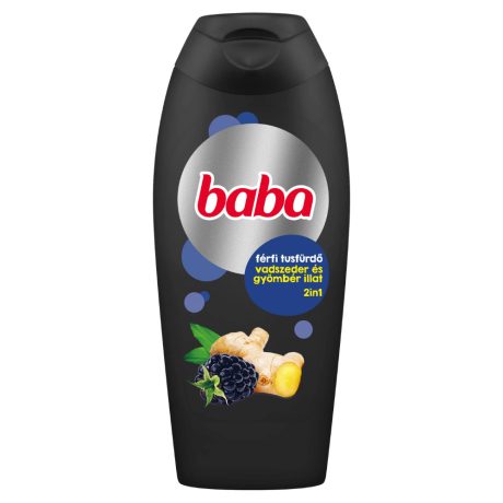 Baba 2in1 Férfi tusfürdő és sampon Vadszeder és Gyömbér illattal 750ml