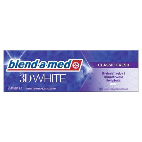 Blend-A-Med 3D White Classic Fresh fogkrém 75ml