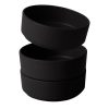 Berlinger Haus 18 részes kőedény étkészlet Matte Black Collection