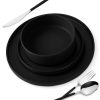 Berlinger Haus 18 részes kőedény étkészlet Matte Black Collection