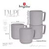 Berlinger Haus bögre Taupe Collection 4db