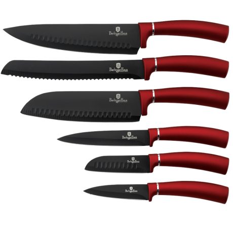 Berlinger Haus 6 részes késkészlet Metallic Line Burgundy Edition