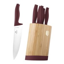   Berlinger Haus 6 részes késkészlet bambusz állvánnyal Leonardo Collection